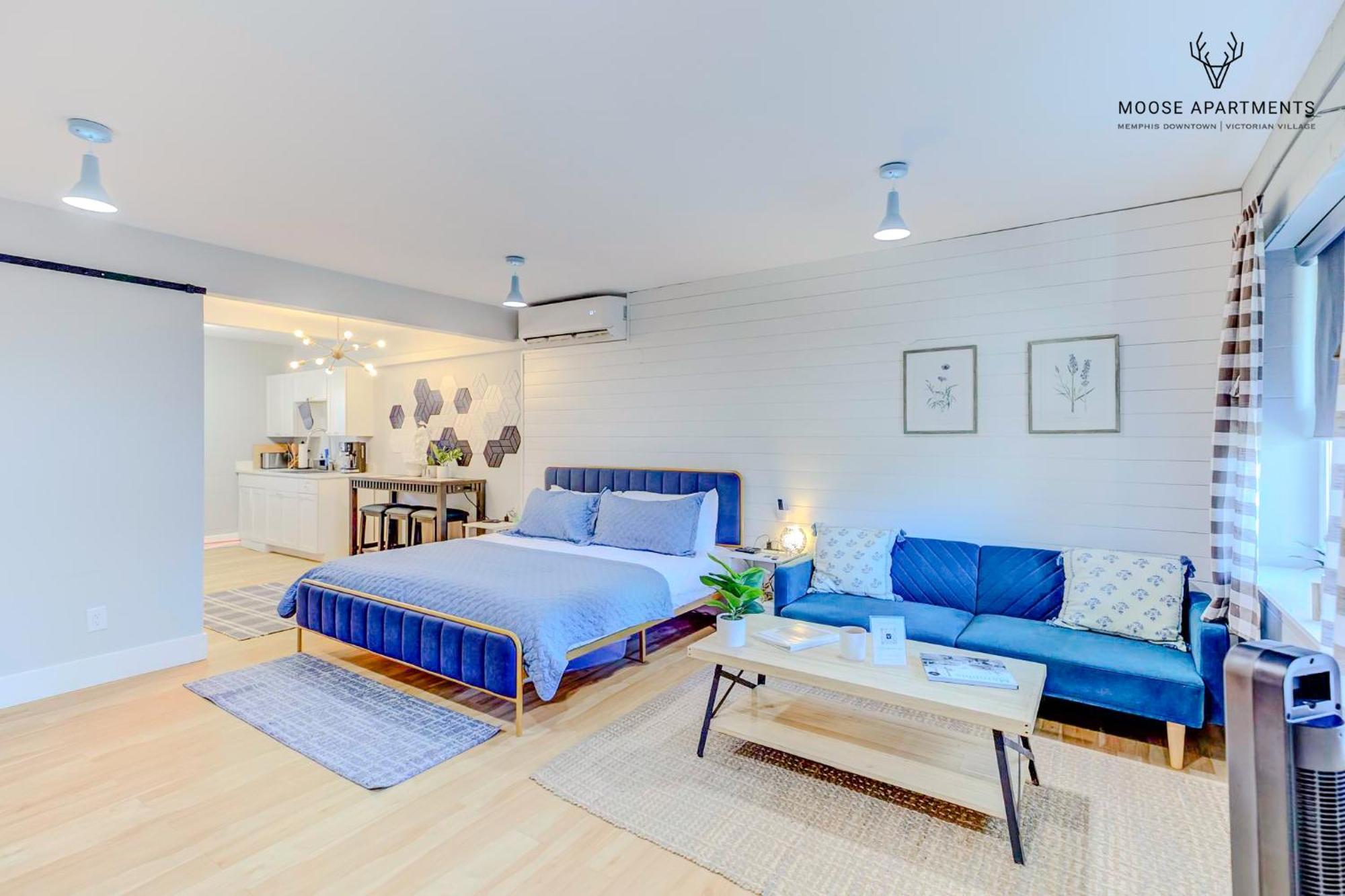 Апартаменти The Moose #8 - Modern Luxe Loft With King Bed & Free Parking & Wifi Мемфіс Екстер'єр фото