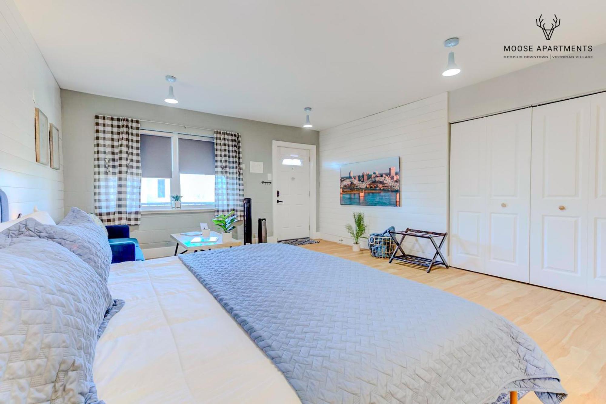 Апартаменти The Moose #8 - Modern Luxe Loft With King Bed & Free Parking & Wifi Мемфіс Екстер'єр фото